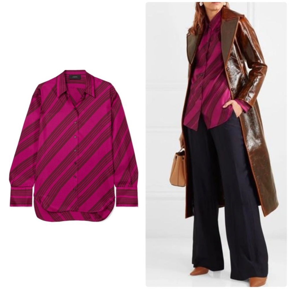 💥PRICE DROP💥 Doy Diagonal Stripe Blouse